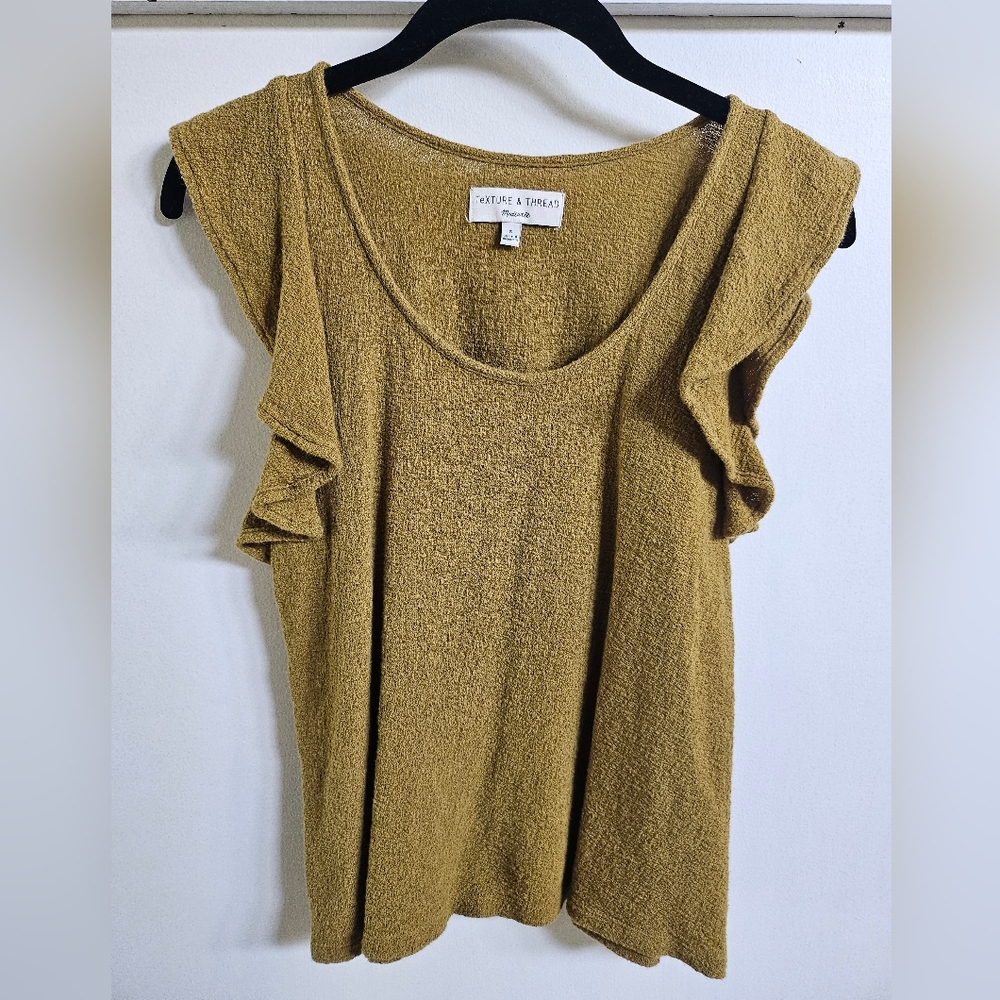 Madewell Mustard Yellow Tank Top